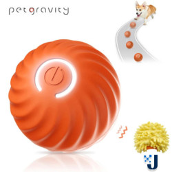 Pet Gravity Smart Dog Toy Ball Interactive Pet Toy Moving Ball Shell U