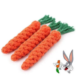 Dog Toy Teeth Chew Carrot Knot Rope Ball Braided Cotton Rope Interacti