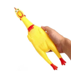 New Pet Dog Squeak Toy Screaming Chicken Squeeze Dog Chew Toy Durable 