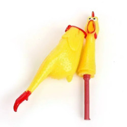 New Pet Dog Squeak Toy Screaming Chicken Squeeze Dog Chew Toy Durable 