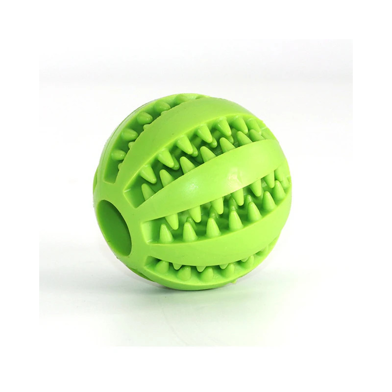 Silicone Pet Dog Toy Ball Interactive Bite-resistant Chew Toy for Smal