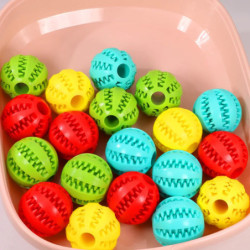 Silicone Pet Dog Toy Ball Interactive Bite-resistant Chew Toy for Smal