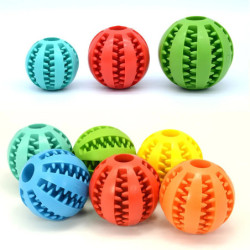 Silicone Pet Dog Toy Ball Interactive Bite-resistant Chew Toy for Smal