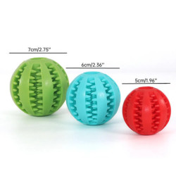 Silicone Pet Dog Toy Ball Interactive Bite-resistant Chew Toy for Smal