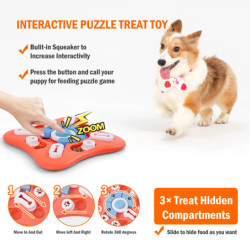 Dog Puzzle Toys for IQ Training & Mental Enrichment, Interactive Dog T