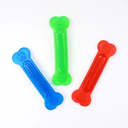 Hot Sale Pet Dog Chew Toys Rubber Bone Toy Aggressive Chewers Dog Toot