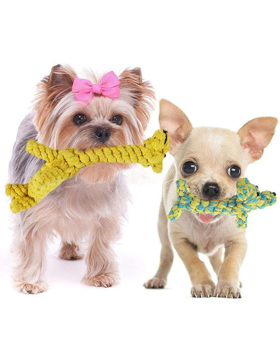 Dog Rope Toy Cartoon Animal Dog Chew Toys for Small Large Dogs Cats Mo