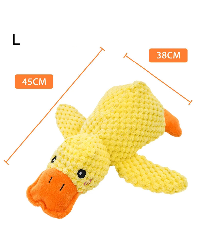 Duck Shape Dog Toy Quacking Pet Toys for Small Large Dog Cat Durable P