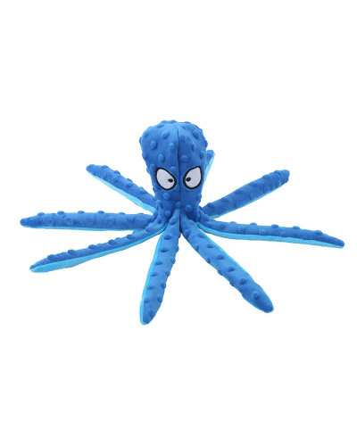 Dog Squeaky Toys Octopus Shape Plush Dog Cat Toy No Stuffing Crinkle I