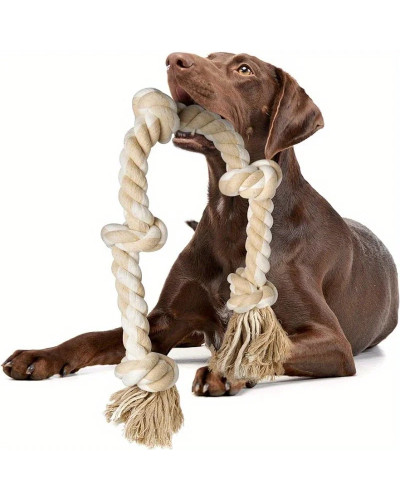 1pc Extreme Durable Rope Chew Toy - Suitable for Fierce and Energetic 