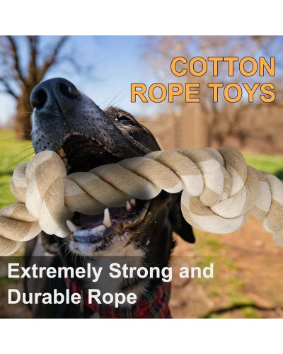 1pc Extreme Durable Rope Chew Toy - Suitable for Fierce and Energetic 