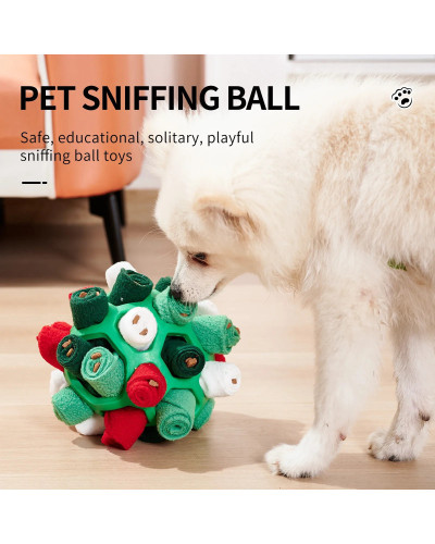 Pet Sniffing Ball Halloween Christmas Gift Toy for Pets Hiding Food To