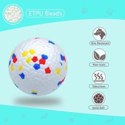 Bite Resistant Solid Dog Ball Toys for Small Large Dogs High Elasticit