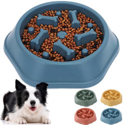 Slow Feeder Dog Bowl Anti-choking Slow Feeding Bowls for Dogs Anti-sli