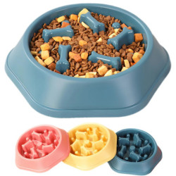 Slow Feeder Dog Bowl Anti-choking Slow Feeding Bowls for Dogs Anti-sli