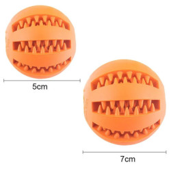 Dog Ball Toys for Small Dogs Interactive Elasticity Puppy Chew Toy Too